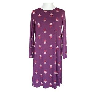 NEW Old Navy Burgundy Floral Tunic Dress US M